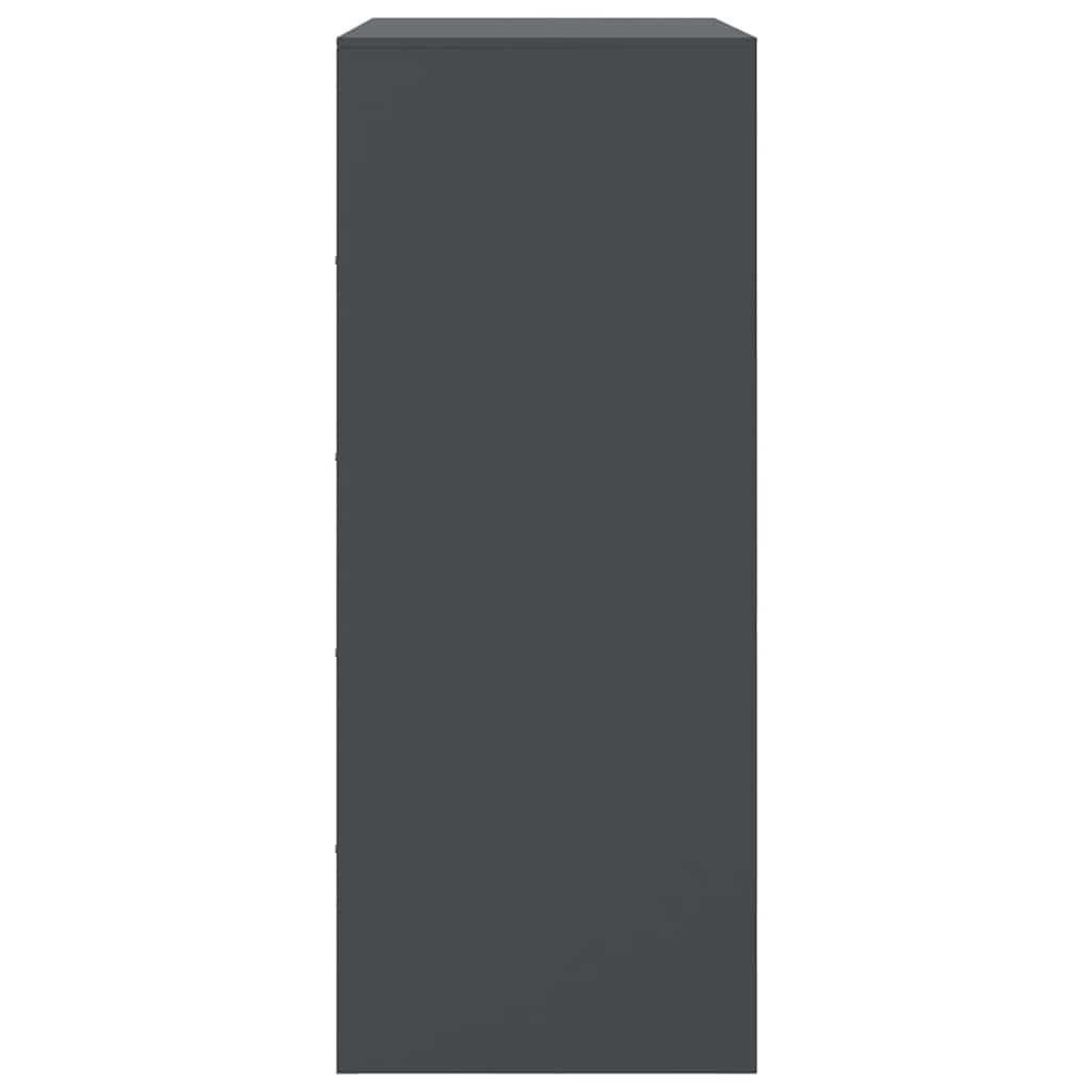 vidaXL Ντουλάπι Ανθρακί 67 x 39 x 95 εκ. από Ατσάλι