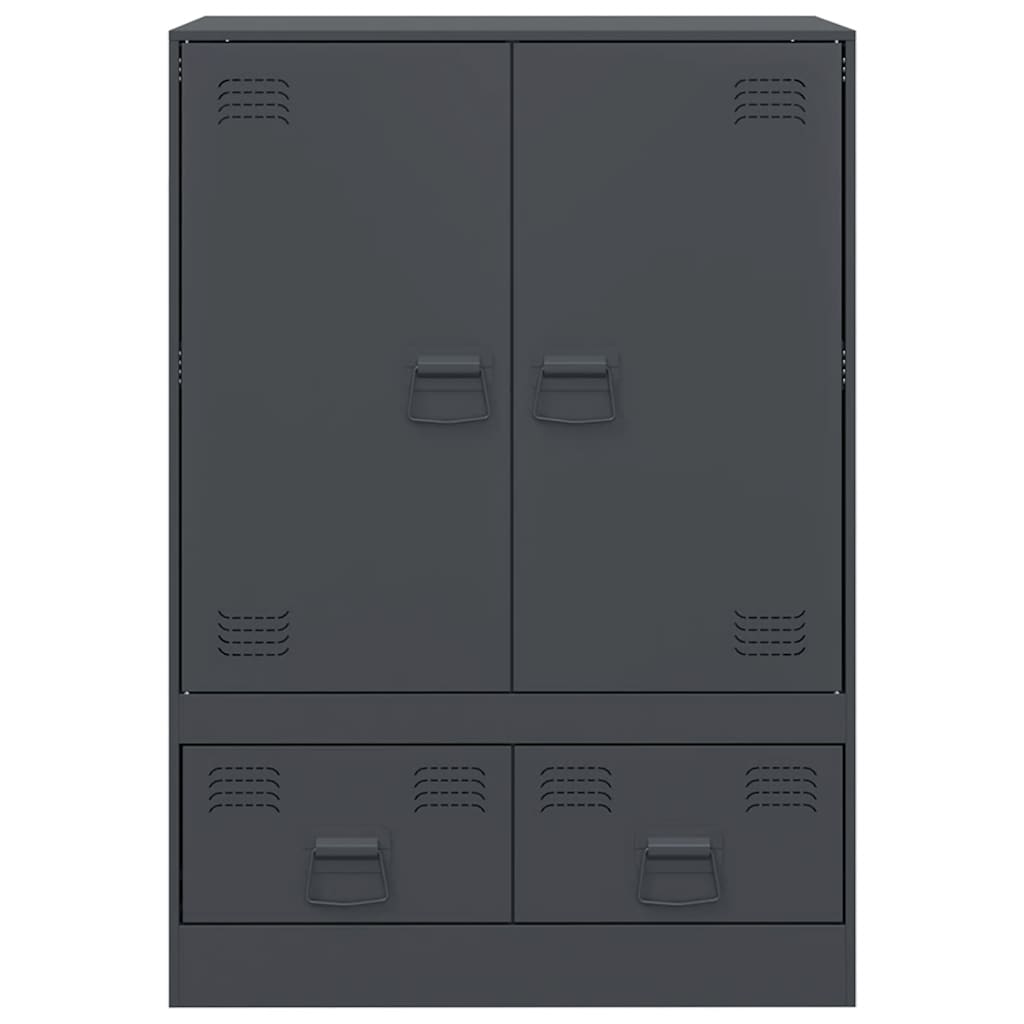 vidaXL Ντουλάπι Ανθρακί 67 x 39 x 95 εκ. από Ατσάλι