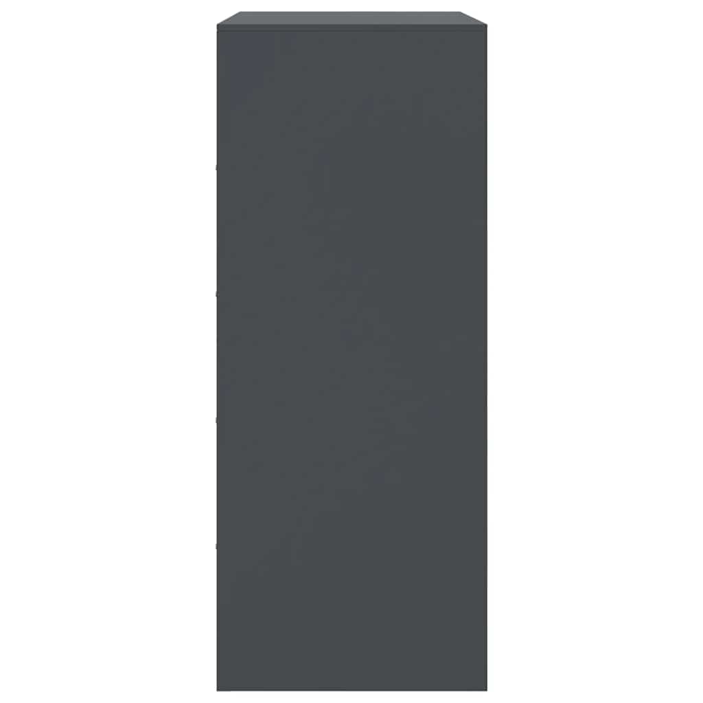 vidaXL Ντουλάπι Ανθρακί 67 x 39 x 95 εκ. από Ατσάλι