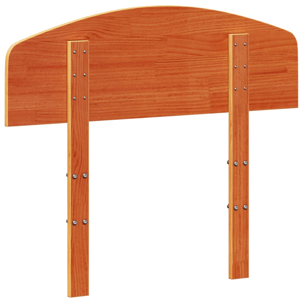 vidaXL Κεφαλάρι Καφέ Κεριού 75 εκ. από Μασίφ Ξύλο Πεύκου