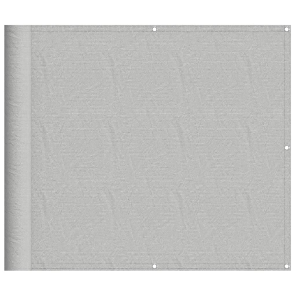 vidaXL Διαχωριστικό Βεράντας Αν. Γκρι 90x300εκ 100% Πολ. Ύφασμα Oxford