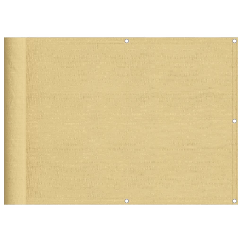 vidaXL Διαχωριστικό Βεράντας Άμμου 75x800εκ 100% Πολ. Ύφασμα Oxford