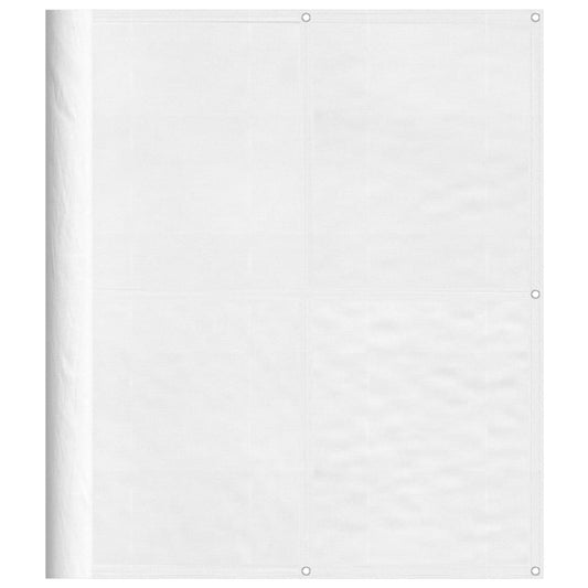 vidaXL Διαχωριστικό Βεράντας Λευκό 120x700εκ 100% Πολ. Ύφασμα Oxford