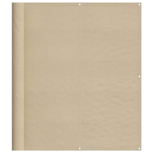 vidaXL Διαχωριστικό Βεράντας Μπεζ 120x700εκ 100% Πολ. Ύφασμα Oxford