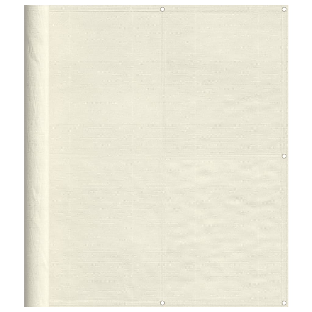 vidaXL Διαχωριστικό Βεράντας Κρεμ 120x700εκ 100% Πολ. Ύφασμα Oxford
