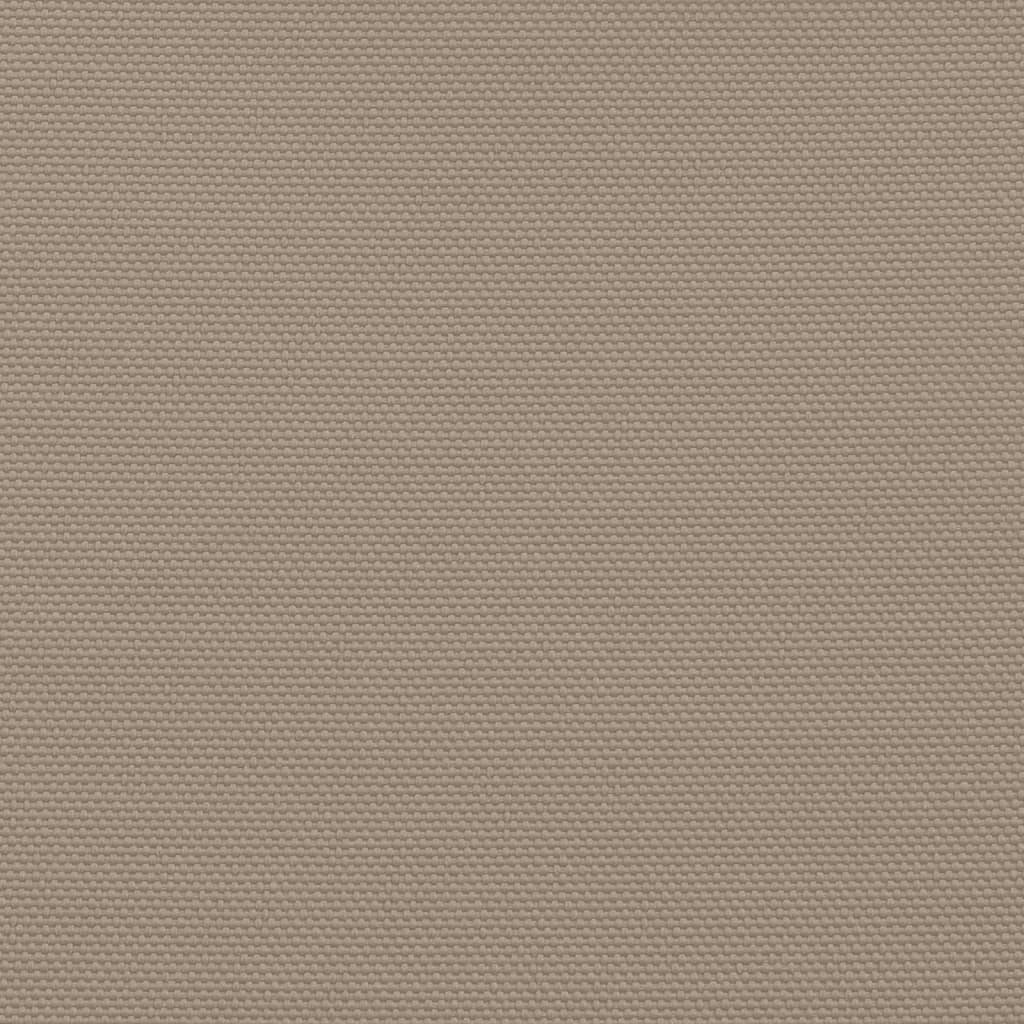 vidaXL Διαχωριστικό Βεράντας Taupe 75x800εκ 100% Πολ. Ύφασμα Oxford