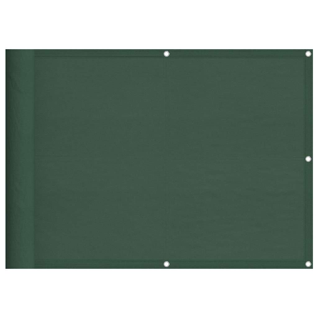 vidaXL Διαχωριστικό Βεράντας Σκ. Πράσινο 75x700εκ 100% Πολ. Oxford