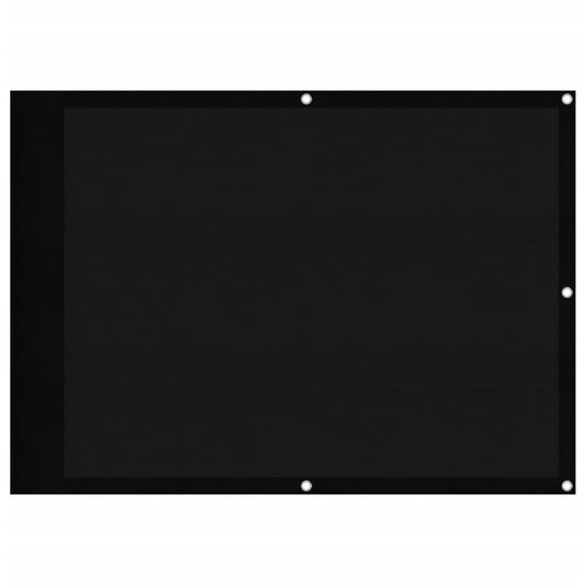vidaXL Διαχωριστικό Βεράντας Μαύρο 75x1000εκ 100% Πολ. Ύφασμα Oxford