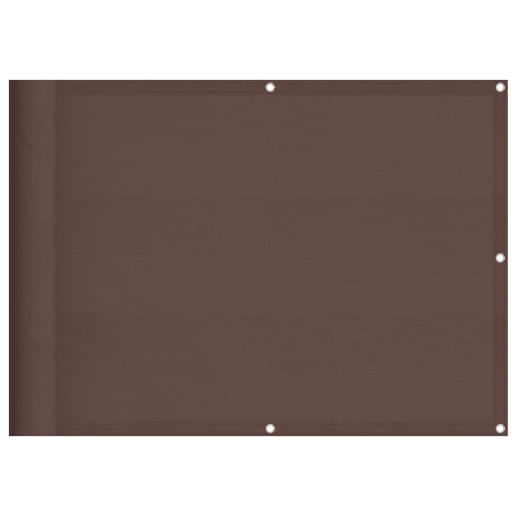 vidaXL Διαχωριστικό Βεράντας Καφέ 75x800εκ 100% Πολ. Ύφασμα Oxford
