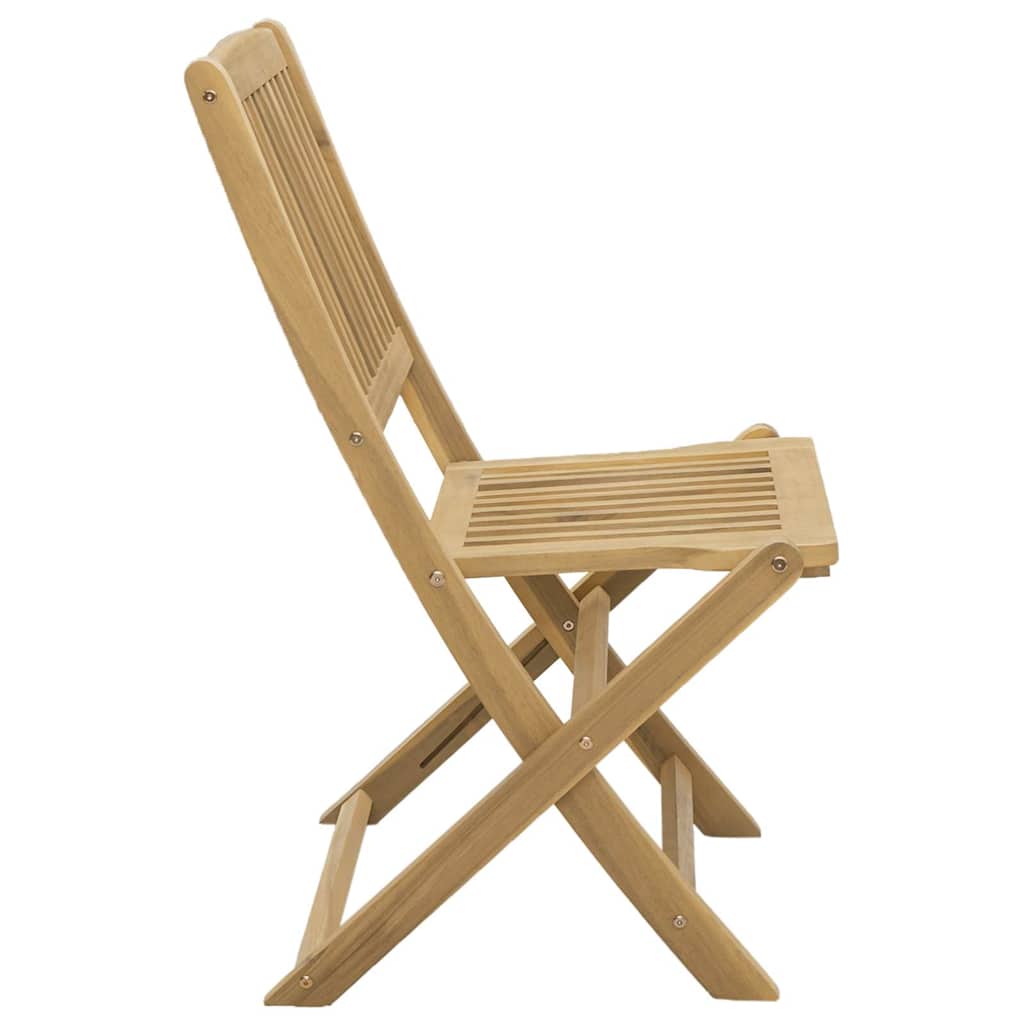 vidaXL Καρέκλες Κήπου Πτυσσόμενες 4 τεμ. 44x50x88 εκ. Μασίφ Ακακία