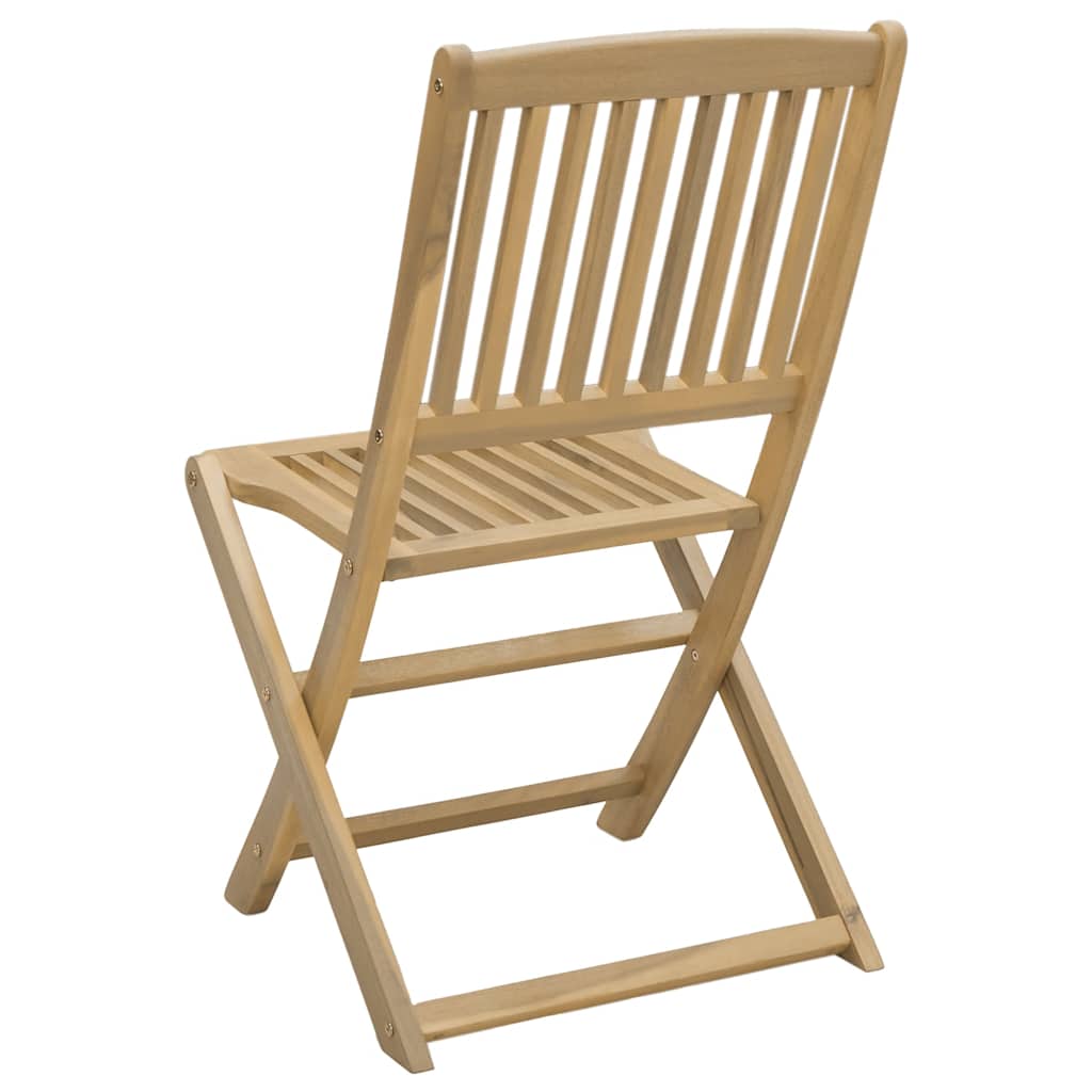 vidaXL Καρέκλες Κήπου Πτυσσόμενες 4 τεμ. 44x50x88 εκ. Μασίφ Ακακία