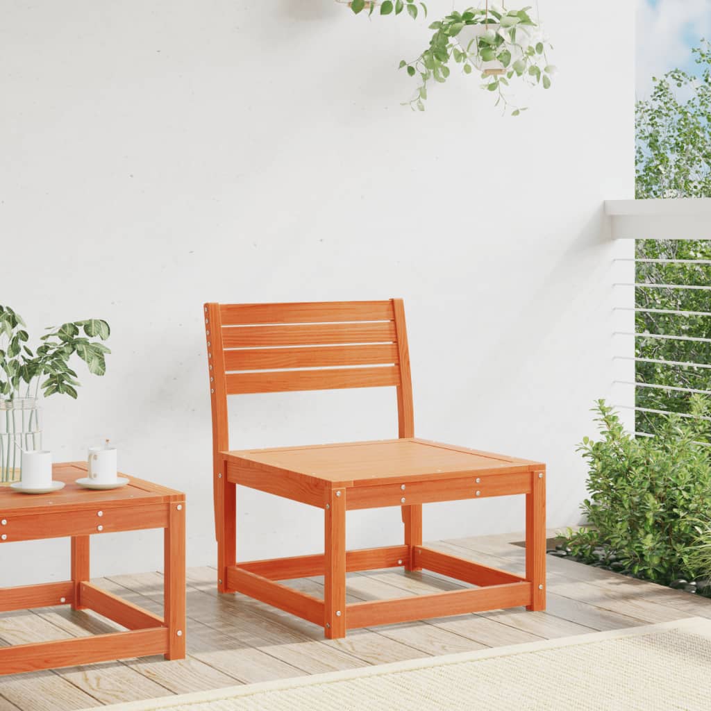 vidaXL Καναπές Κήπου Καφέ Κεριού από Μασίφ Ξύλο Πεύκου