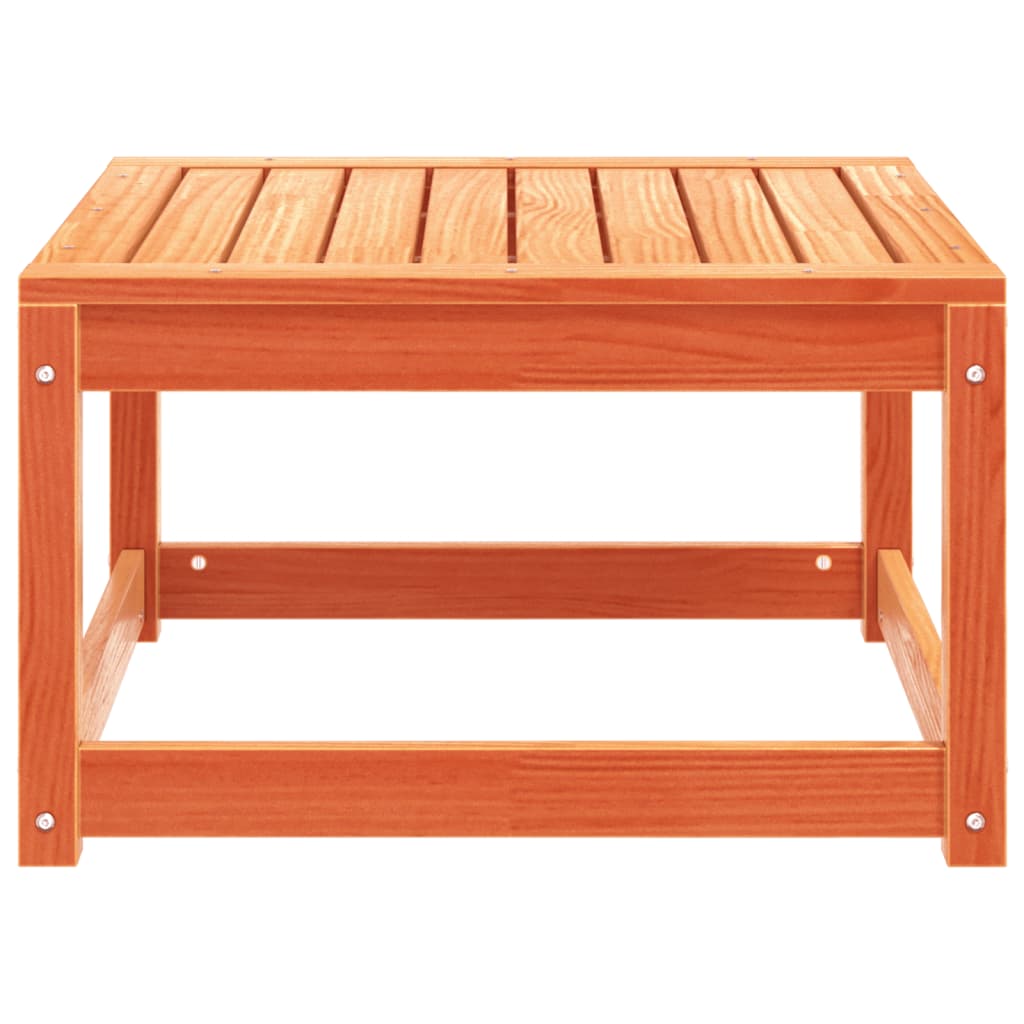 vidaXL Υποπόδιο Κήπου Καφέ Κεριού από Μασίφ Ξύλο Πεύκου