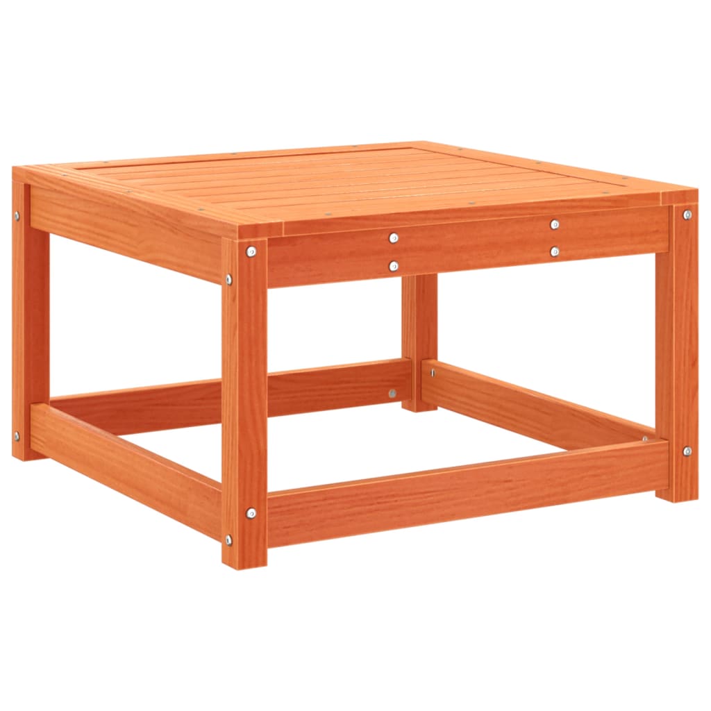 vidaXL Υποπόδιο Κήπου Καφέ Κεριού από Μασίφ Ξύλο Πεύκου