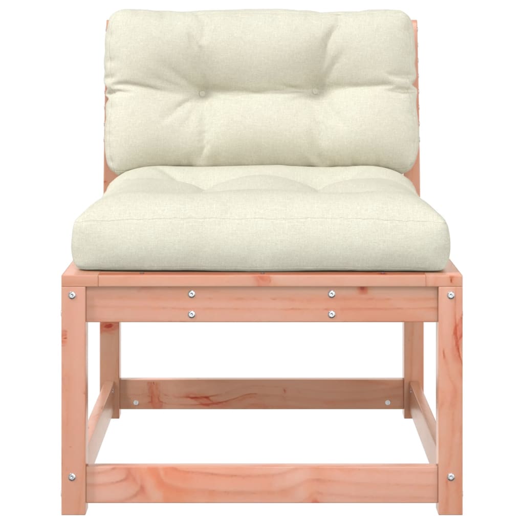 vidaXL Καναπέδες Κήπου 2 τεμ. Μασίφ Ξύλο Ψευδοτσούγκας με Μαξιλάρια