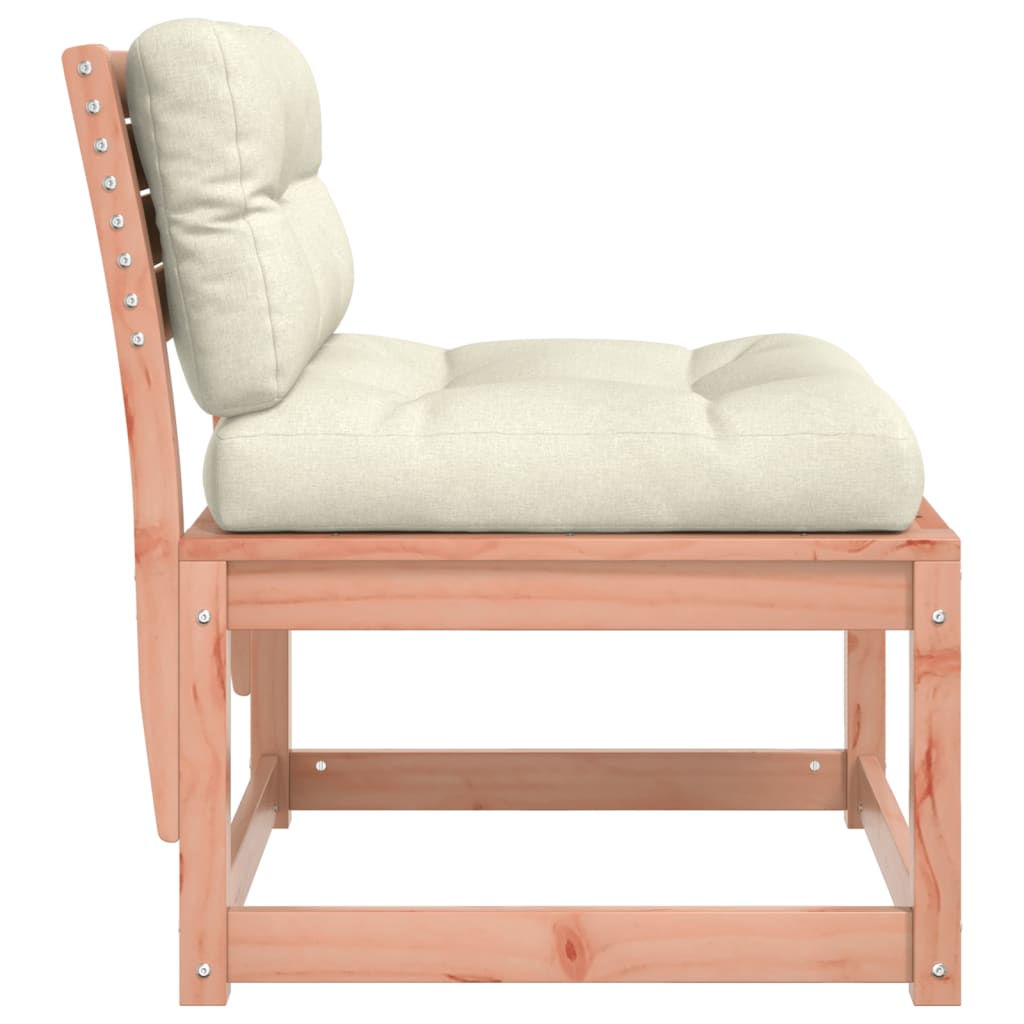 vidaXL Καναπέδες Κήπου 2 τεμ. Μασίφ Ξύλο Ψευδοτσούγκας με Μαξιλάρια