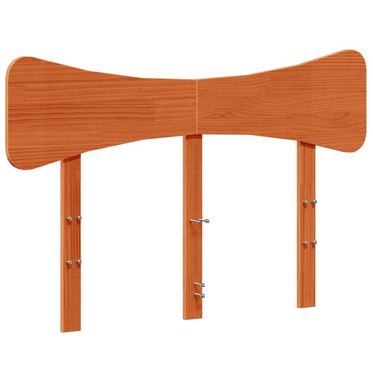 vidaXL Κεφαλάρι Καφέ Κεριού 135 εκ. από Μασίφ Ξύλο Πεύκου