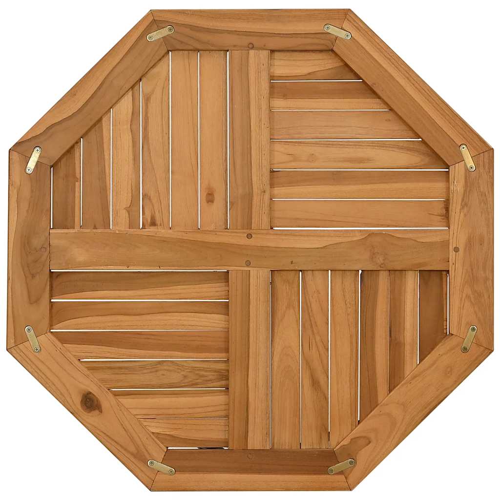 vidaXL Επιφάνεια Τραπεζιού Οκτάγωνη 70x70x2,5 εκ. Μασίφ Ξύλο Teak