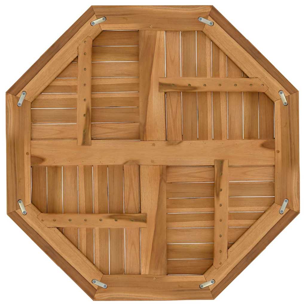 vidaXL Επιφάνεια Τραπεζιού Οκτάγωνη 80x80x2,5 εκ. Μασίφ Ξύλο Teak