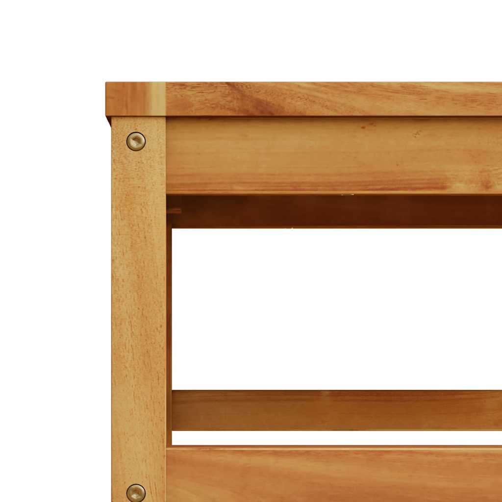 vidaXL Σαλόνι Κήπου 4 Τεμαχίων από Μασίφ Ξύλο Ακακίας με Μαξιλάρια