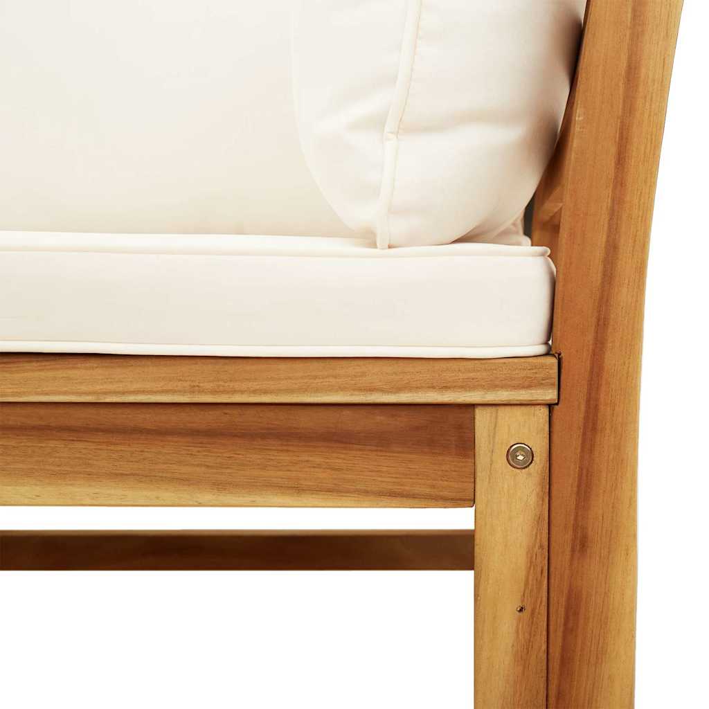 vidaXL Σαλόνι Κήπου Σετ 9 Τεμαχίων από Μασίφ Ξύλο Ακακίας με Μαξιλάρια