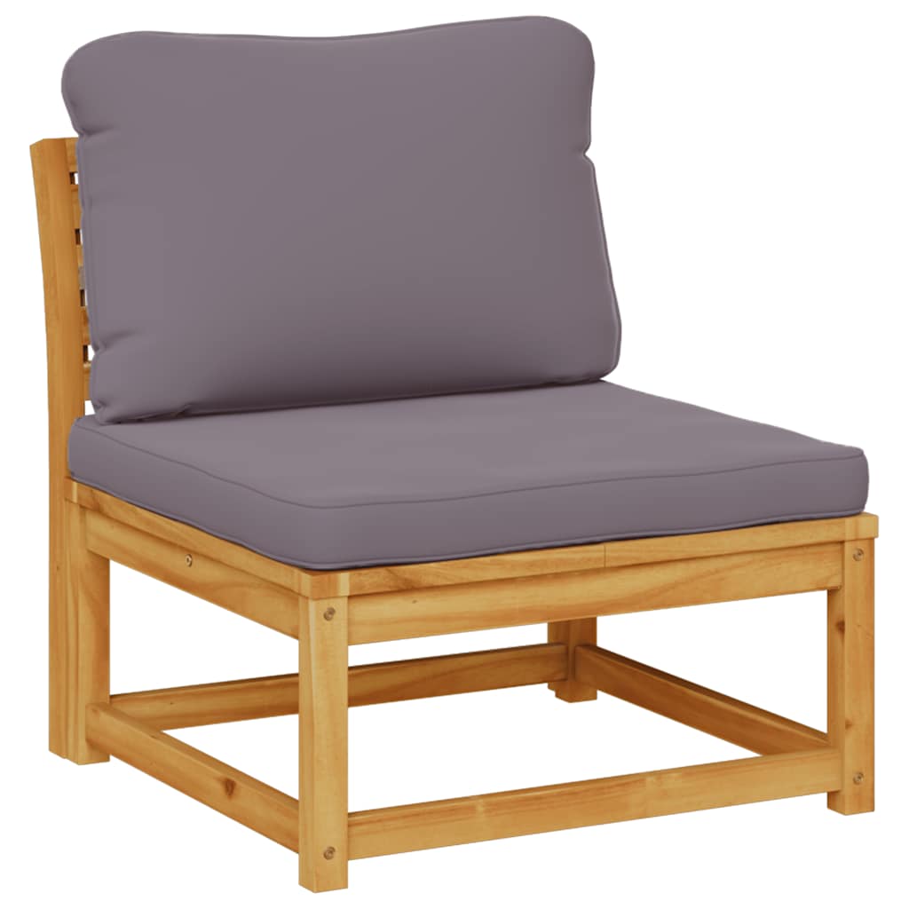 vidaXL Σαλόνι Κήπου Σετ 11 Τεμαχίων Μασίφ Ξύλο Ακακίας με Μαξιλάρια