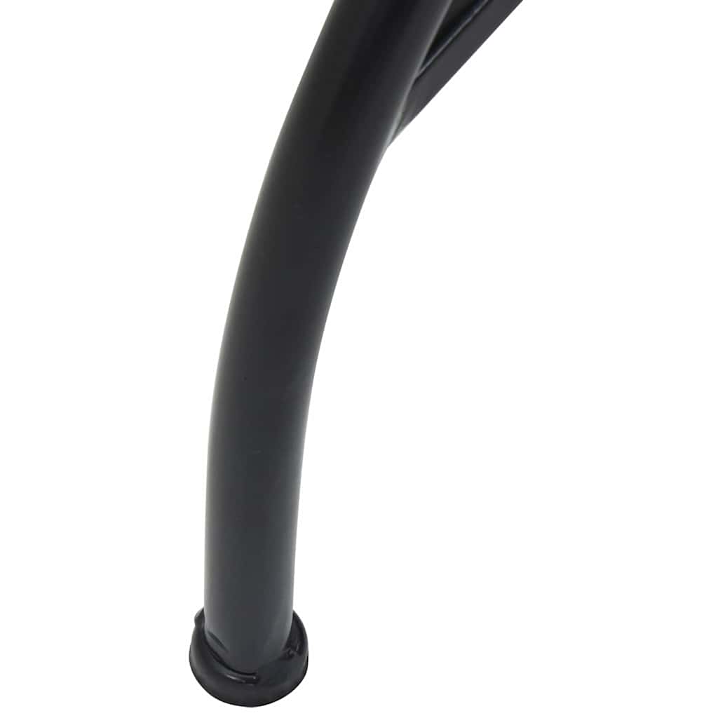 vidaXL Σετ Bistro «Μωσαϊκό» Μαύρο/Λευκό Σίδηρος και Κεραμικό