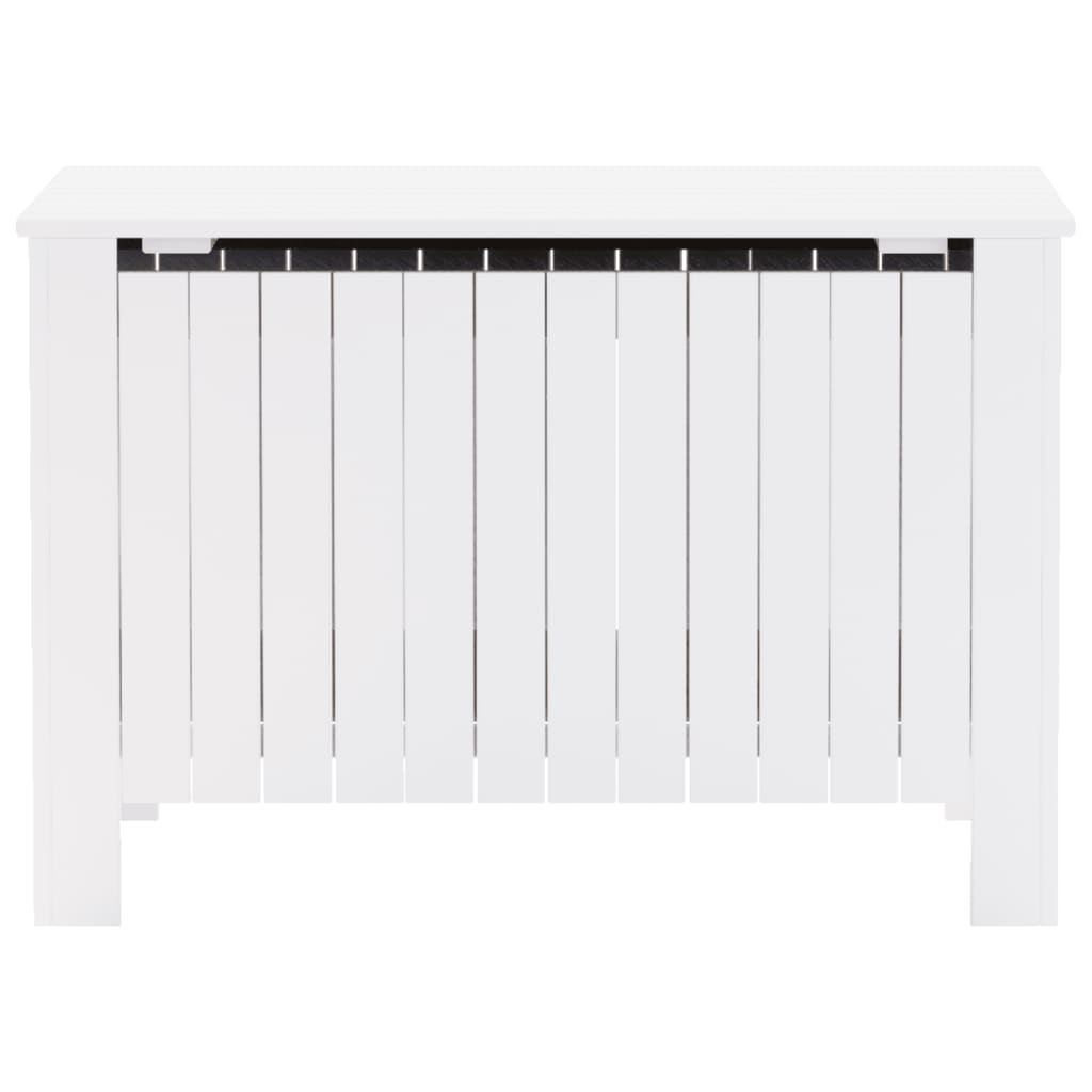 vidaXL Κουτί Αποθήκευσης με Καπάκι RANA Λευκό 80x49x54εκ. Μασίφ Πεύκο