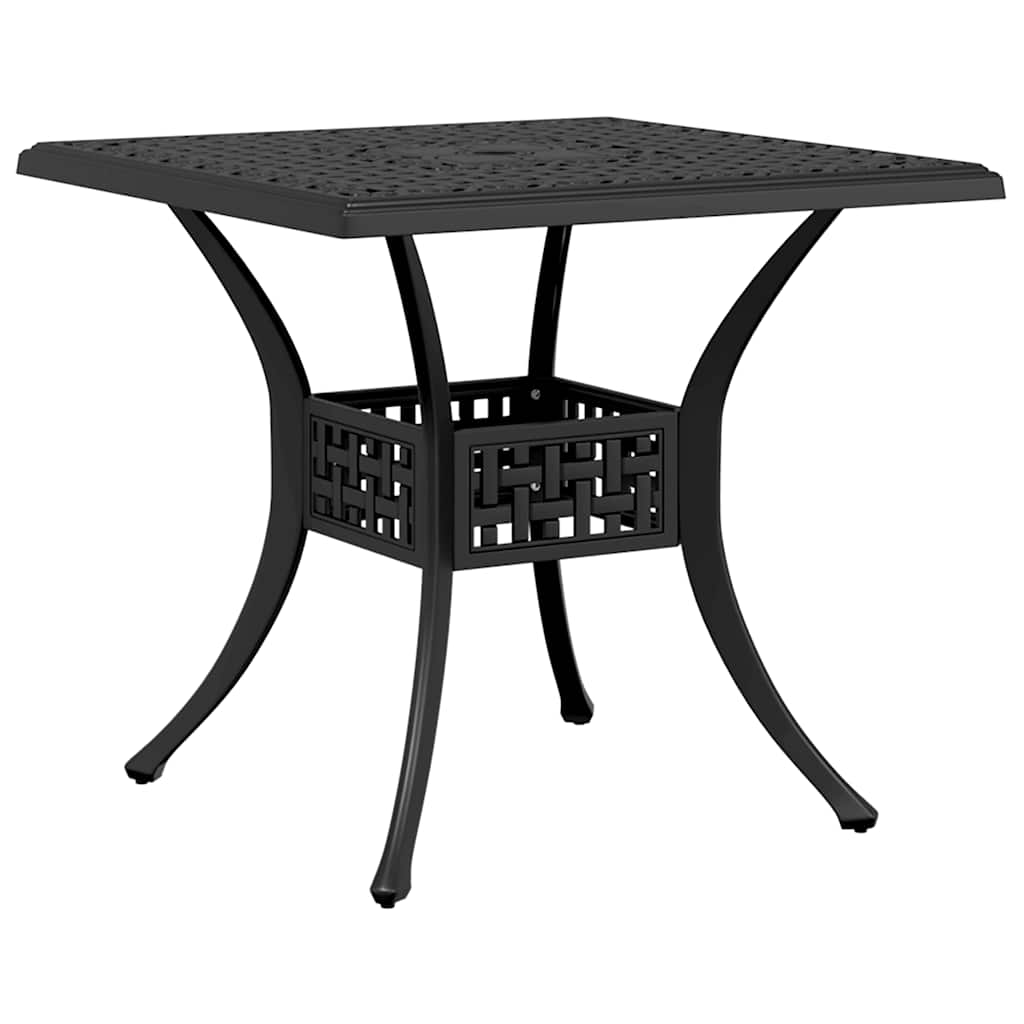 vidaXL Σετ Τραπεζαρίας Κήπου 5 Τεμαχίων Μαύρο από Χυτό Αλουμίνιο