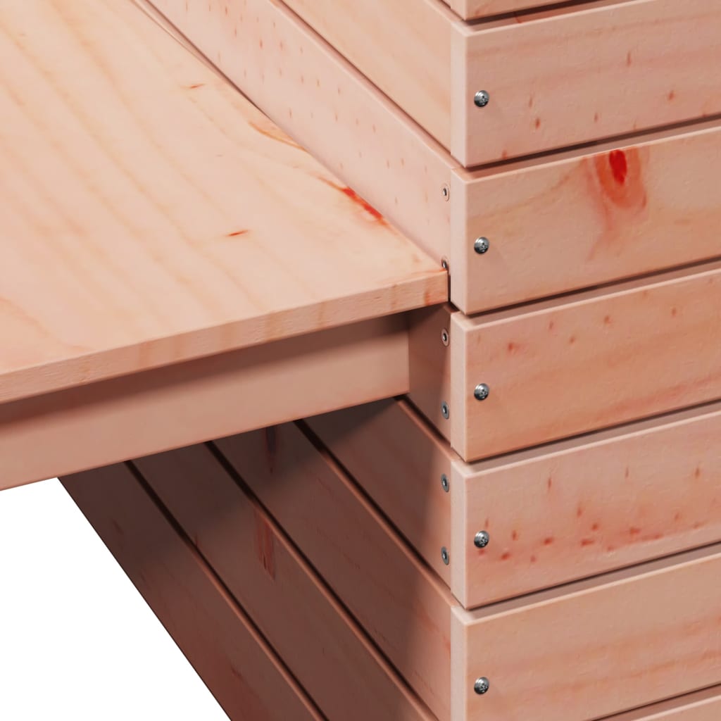 vidaXL Ζαρντινιέρα Παγκάκι 167,5x60x65 εκ. Μασίφ Ξύλο Ψευδοτσούγκας