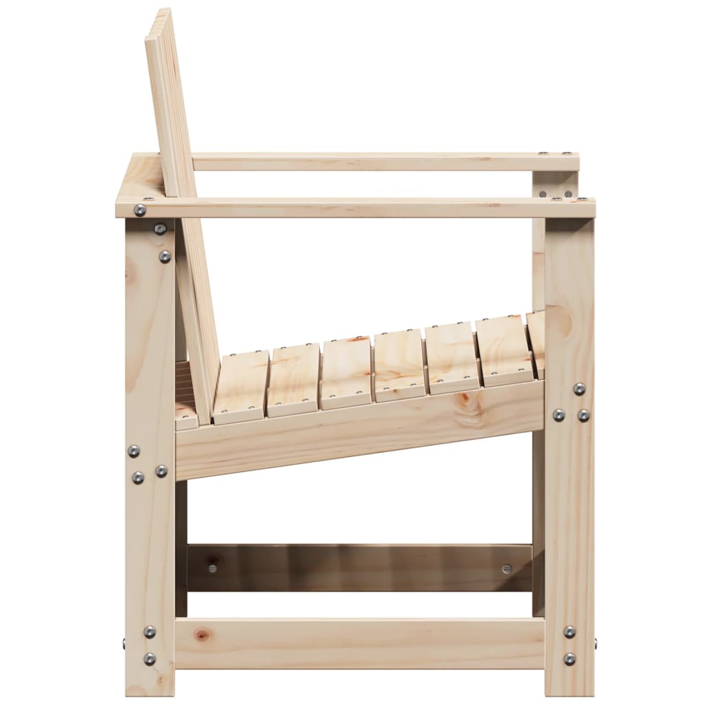 vidaXL Καρέκλα Κήπου 62 x 56 x 77 εκ. από Μασίφ Ξύλο Πεύκου