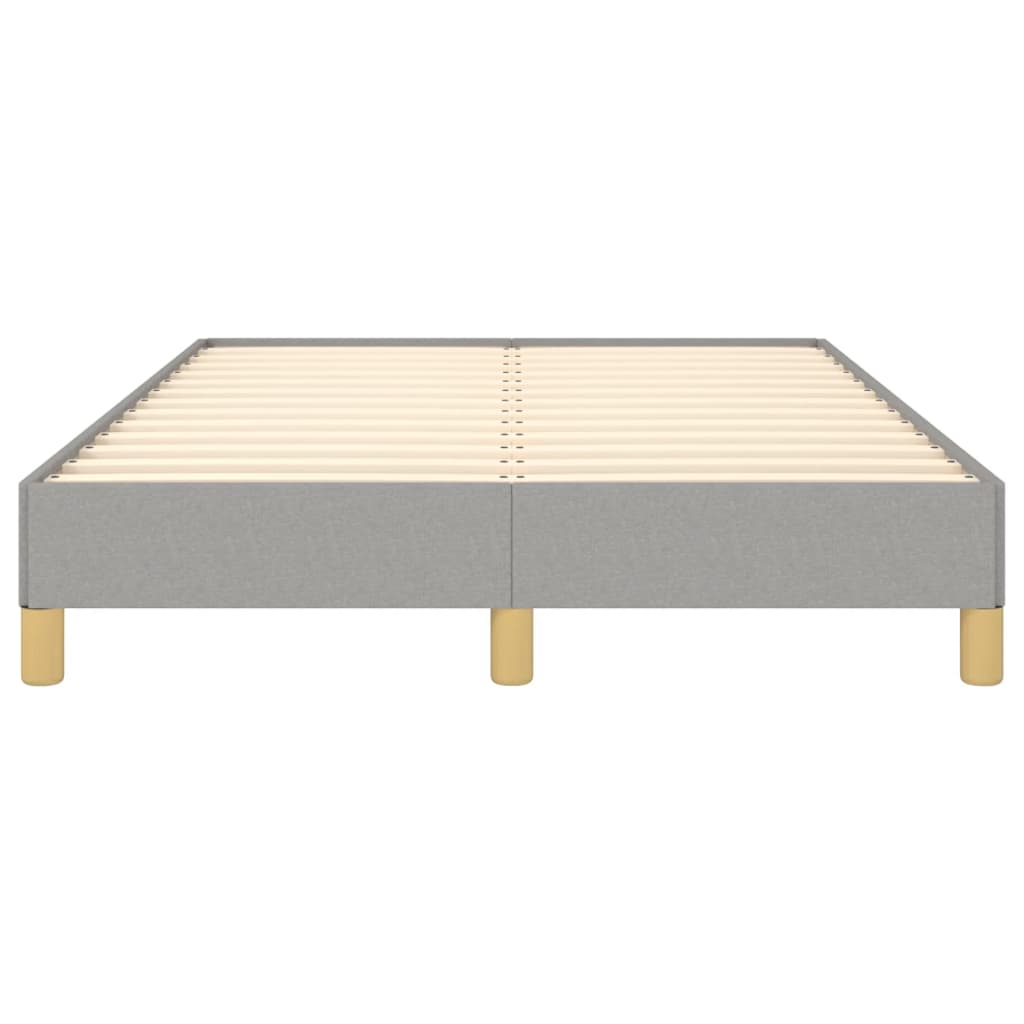 vidaXL Πλαίσιο Κρεβατιού χωρίς στρώμα Ανοιχτό Γκρι 120x190 εκ.