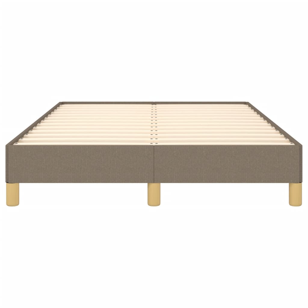 vidaXL Πλαίσιο Κρεβατιού χωρίς στρώμα Taupe 120x190 εκ. Υφασμάτινο