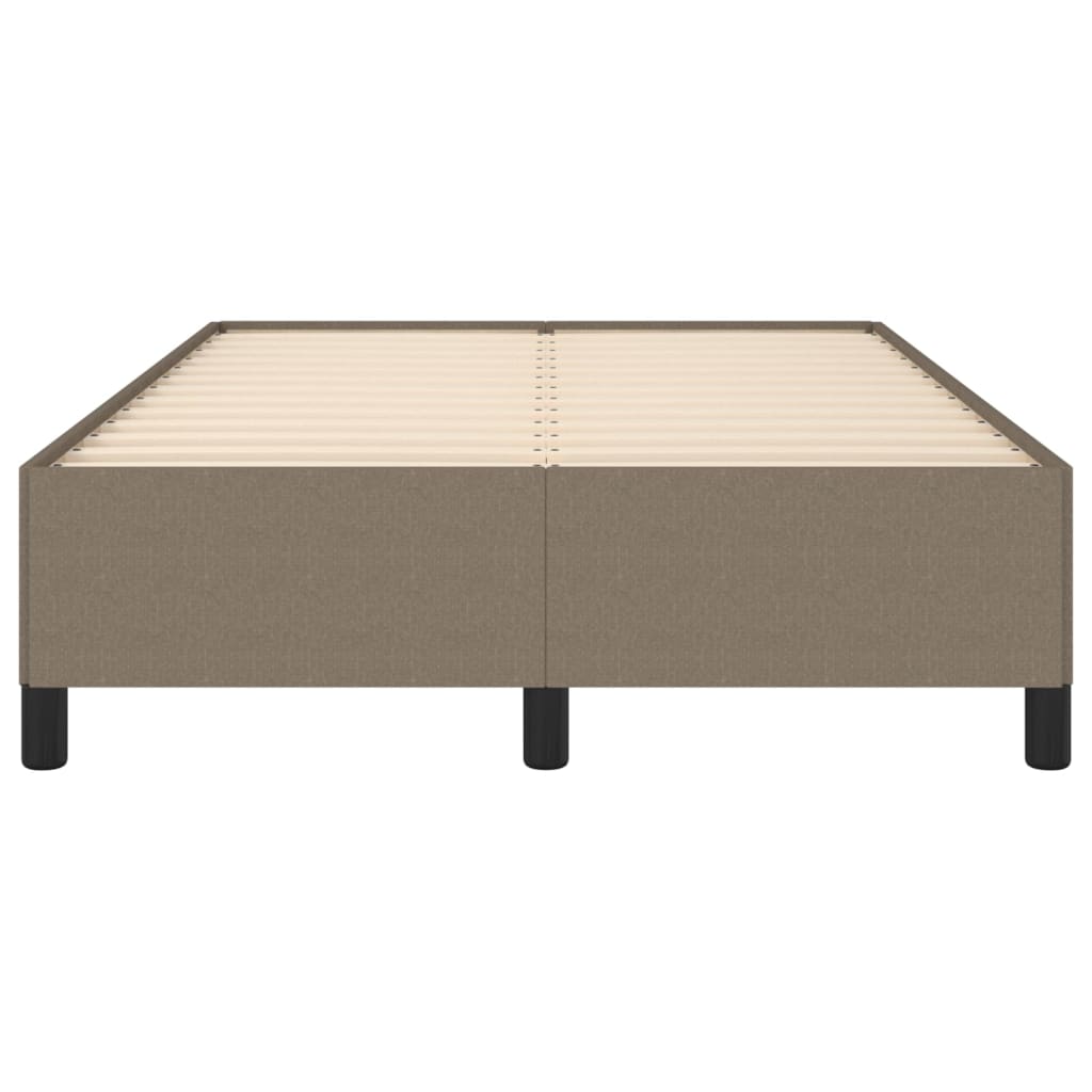 vidaXL Πλαίσιο Κρεβατιού χωρίς στρώμα Taupe 120x190 εκ. Υφασμάτινο