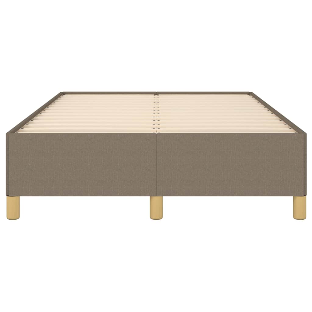 vidaXL Πλαίσιο Κρεβατιού χωρίς στρώμα Taupe 120x190 εκ. Υφασμάτινο
