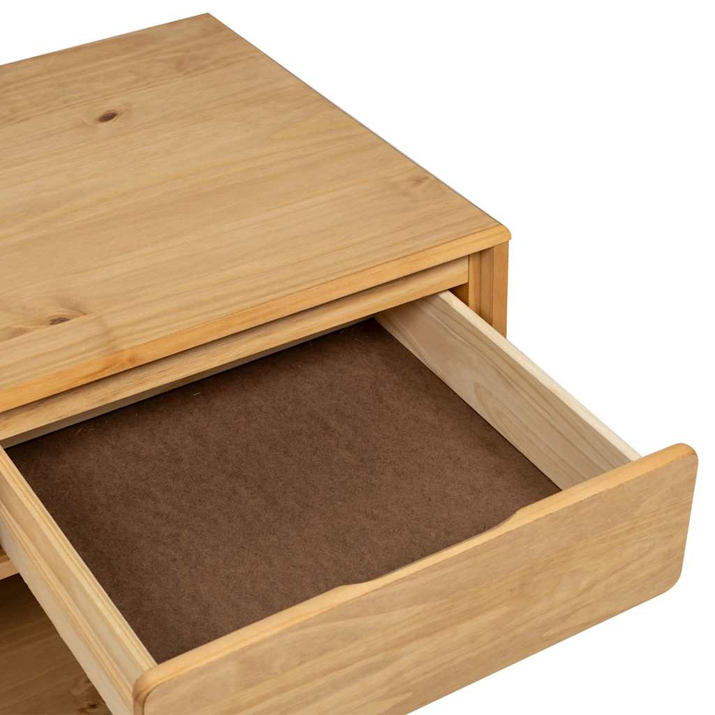 vidaXL Τραπέζι Σαλονιού SAUDA Χρ. Δρυός 99x55x45 εκ. Μασίφ Ξύλο Πεύκου