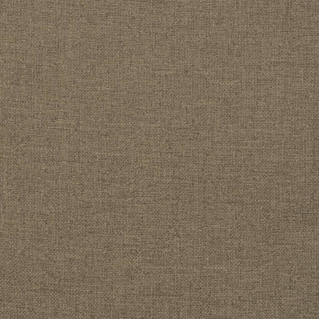 vidaXL Μαξιλάρια Καρέκλας Κήπου Πλάτη 2τεμ Taupe 120x50x7 εκ. Ύφασμα