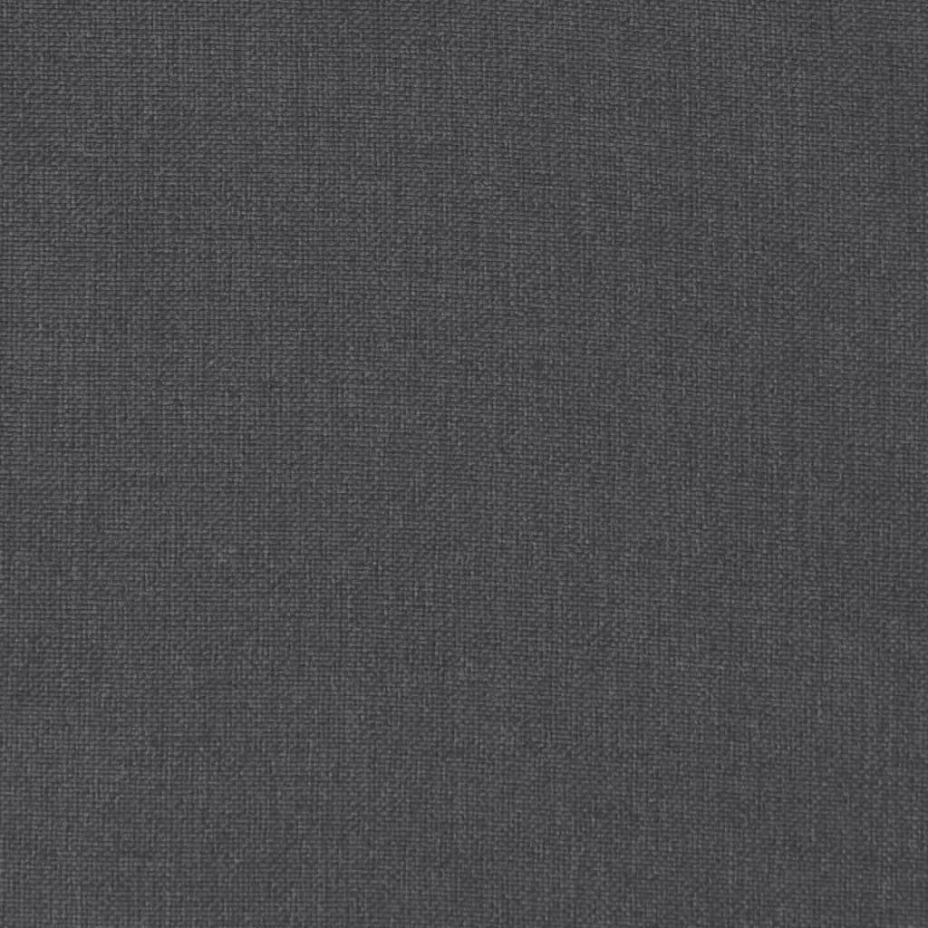 vidaXL Μαξιλάρια Καρέκλας με Πλάτη 2 τεμ. Ανθρακί 100x50x7εκ. Ύφασμα