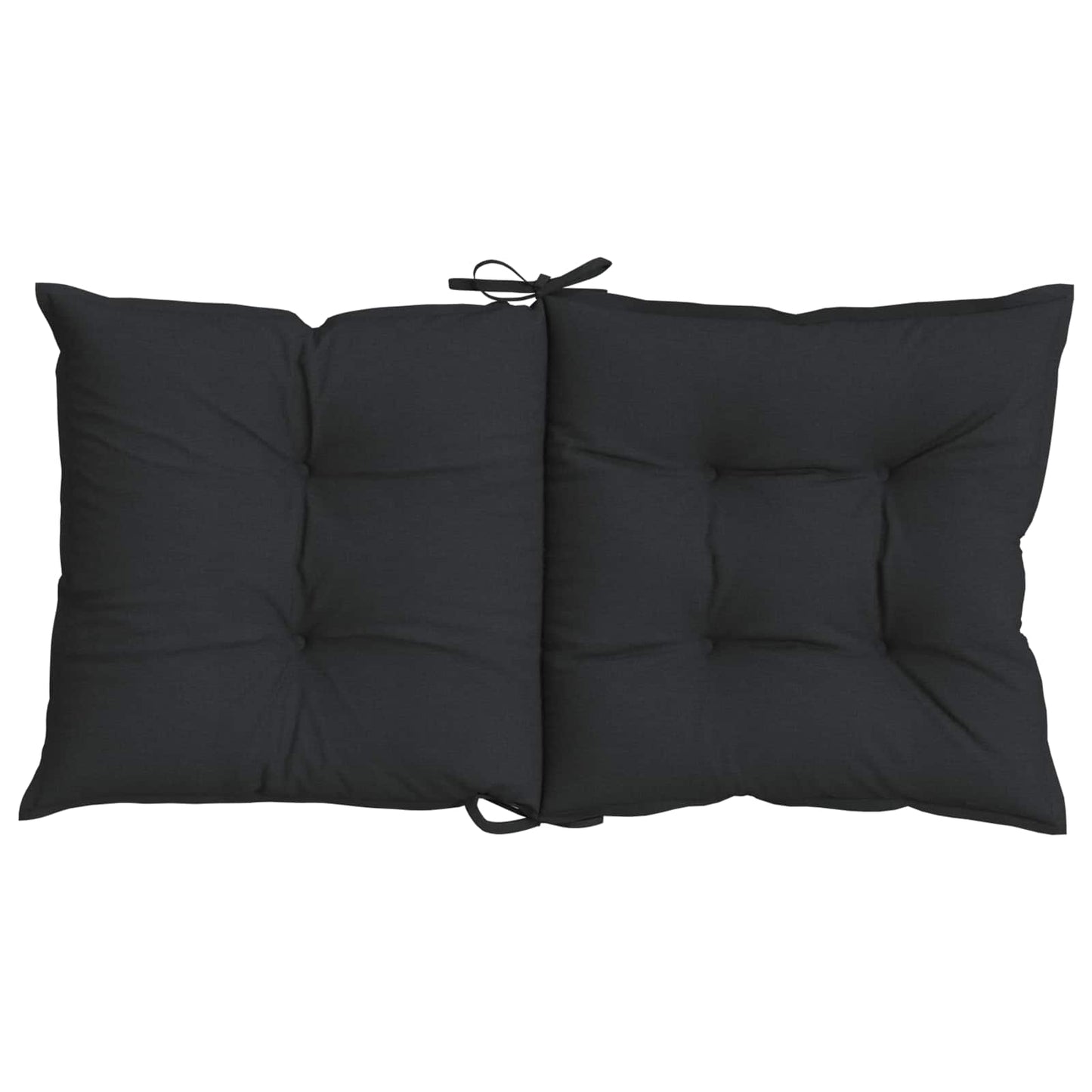 vidaXL Σετ Μαξιλαριών για Χαμηλή Πολυθρόνα 6 pcs Μελανζέ Μαύρο