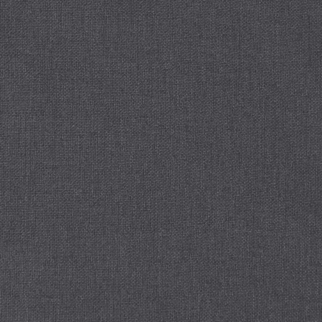 vidaXL Μαξιλάρια Καρέκλας με Πλάτη 2 τεμ. Ανθρακί 120x50x4 εκ. Ύφασμα