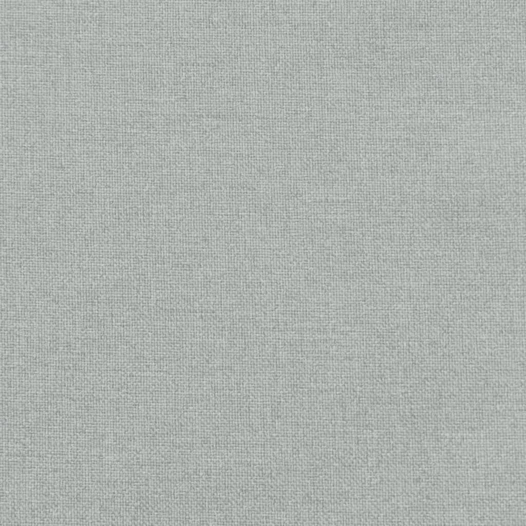 vidaXL Μαξιλάρια Καρέκλας με Πλάτη 4 τεμ. Αν. Γκρι 120x50x4 εκ. Ύφασμα