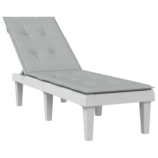 vidaXL Μαξιλάρι Σεζλόνγκ Ανοιχτό Γκρι (75+105) x 50 x 4 εκ. Υφασμάτινη