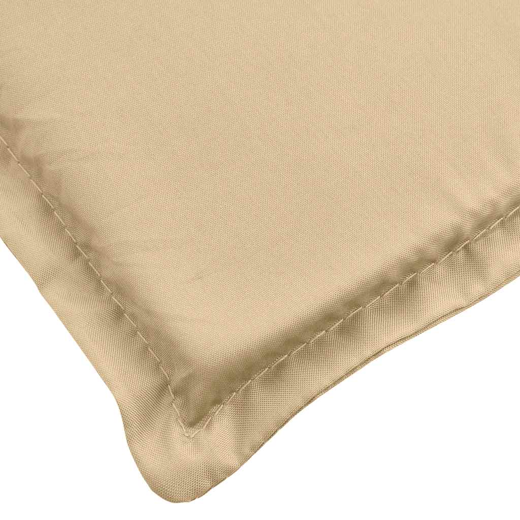vidaXL Μαξιλάρι Σεζλόνγκ Μπεζ (75+105) x 50 x 4 εκ. Υφασμάτινη