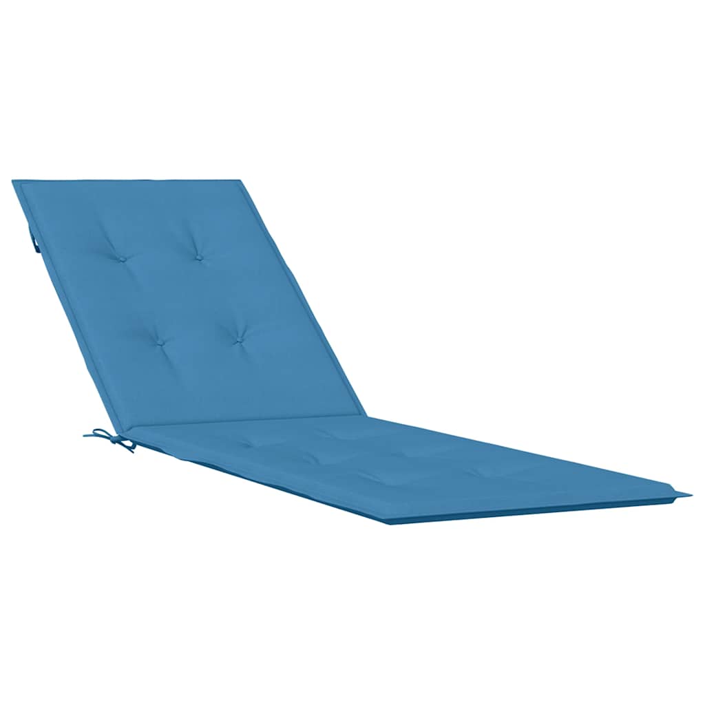 vidaXL Μαξιλάρι Σεζλόνγκ Μπλε (75+105) x 50 x 4 εκ. Υφασμάτινη