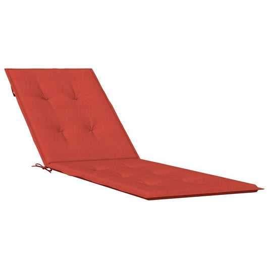 vidaXL Μαξιλάρι Σεζλόνγκ Κόκκινο (75+105) x 50 x 4 εκ. Υφασμάτινη