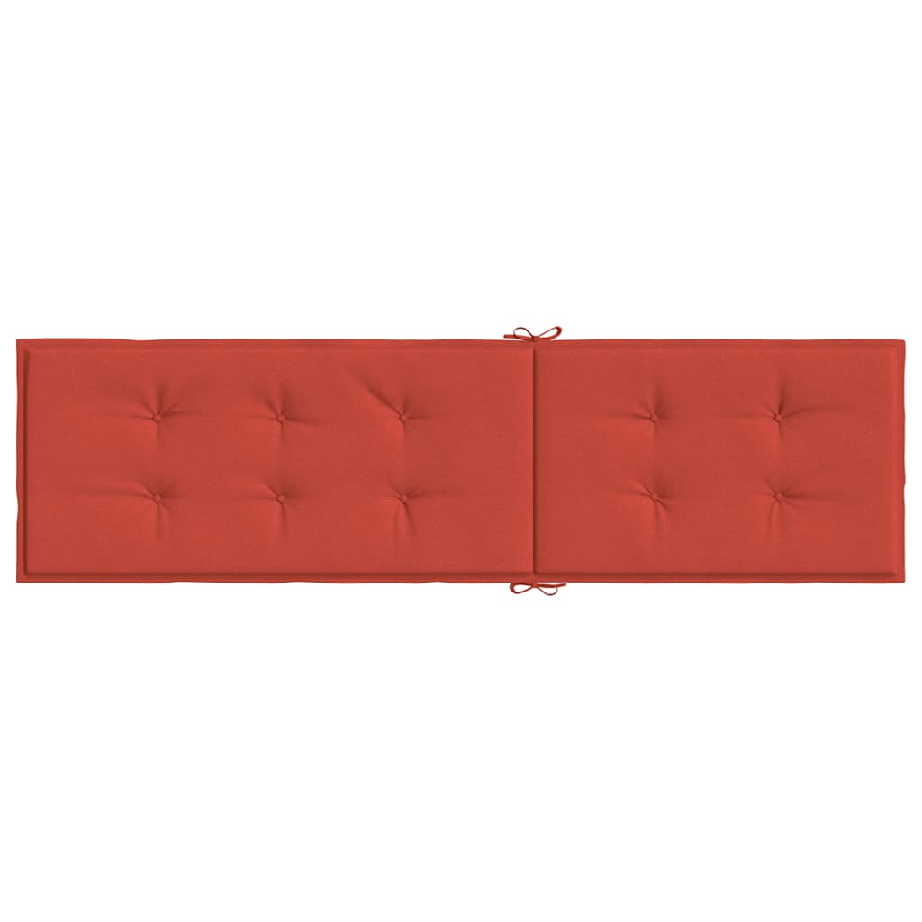 vidaXL Μαξιλάρι Σεζλόνγκ Κόκκινο (75+105) x 50 x 4 εκ. Υφασμάτινη