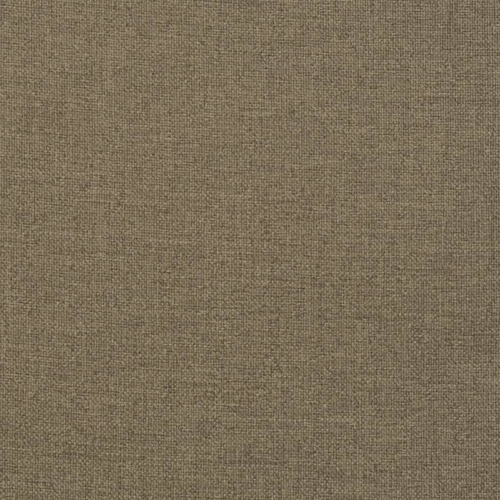 vidaXL Μαξιλάρι Ξαπλώστρας Taupe Μελανζέ 200x60x4 εκ. Ύφασμα