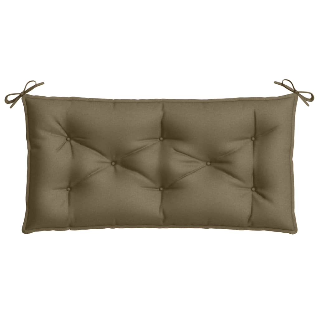 vidaXL Μαξιλάρι Πάγκου Κήπου Taupe Μελανζέ 100x50x7 εκ. Ύφασμα