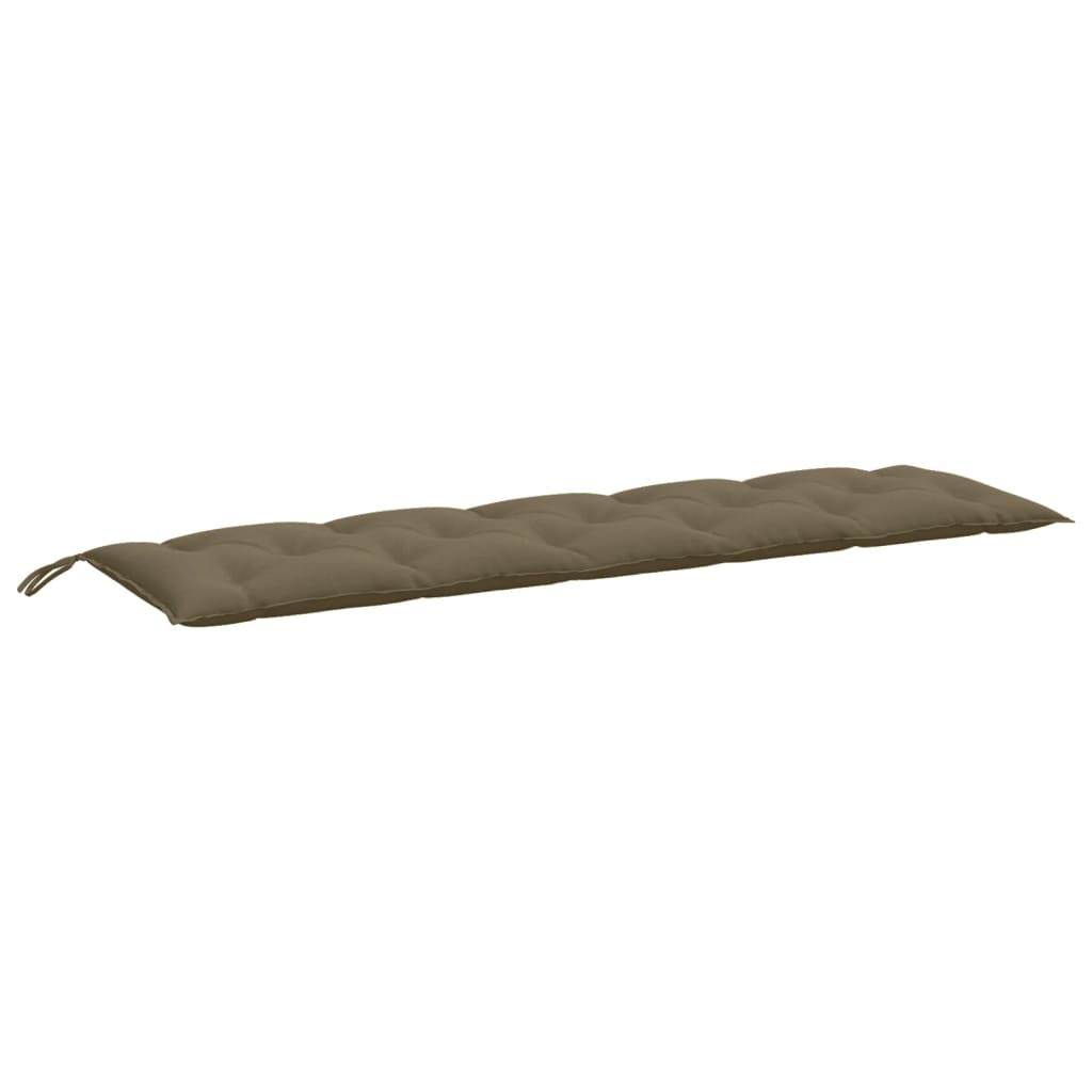 vidaXL Μαξιλάρι Πάγκου Κήπου Taupe Μελανζέ 180x50x7 εκ. Ύφασμα