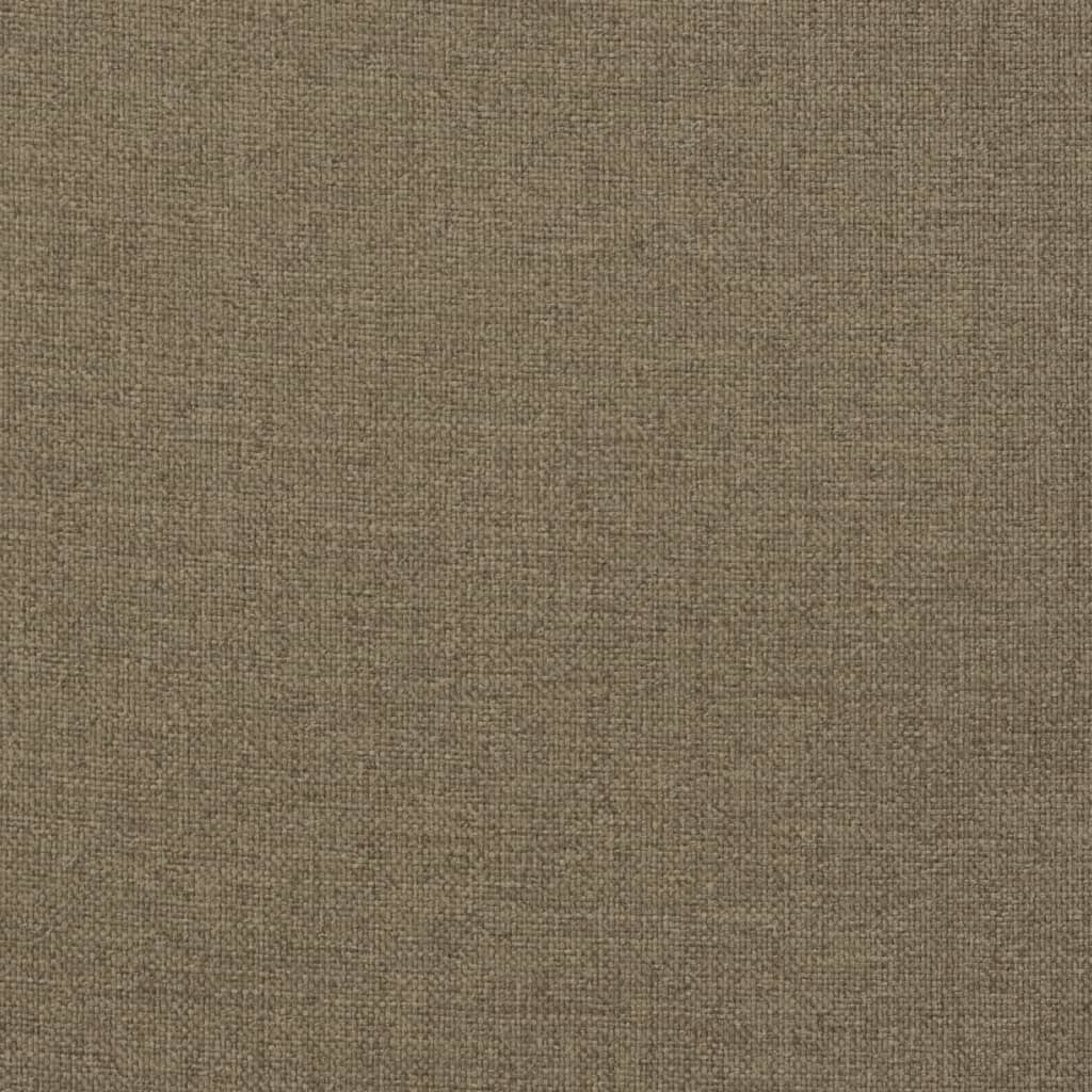 vidaXL Μαξιλάρια Πάγκου Κήπου 2 τεμ. Taupe Μελανζέ 100x50x7 εκ. Ύφ.